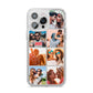 Photo Montage Upload iPhone 14 Pro Max Clear Tough Case Silver