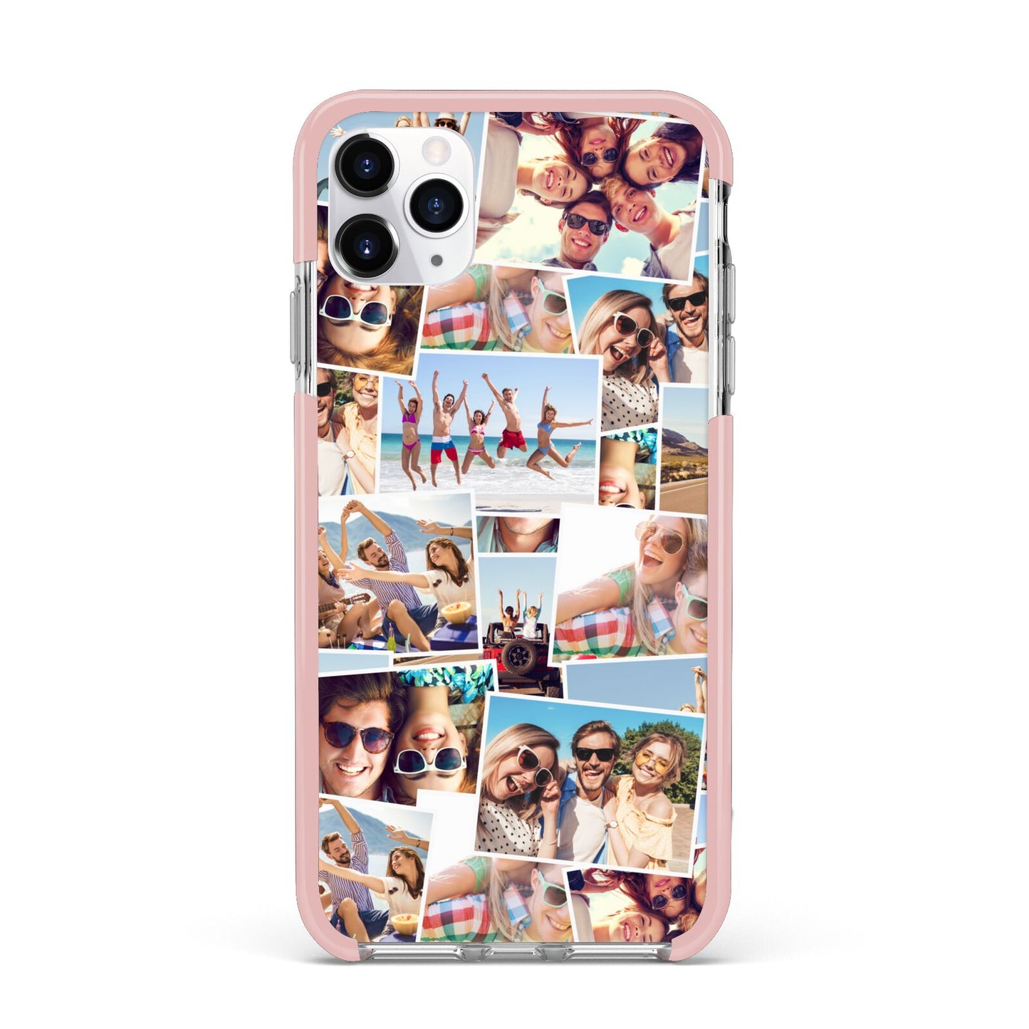 Photo Montage iPhone 11 Pro Max Impact Pink Edge Case