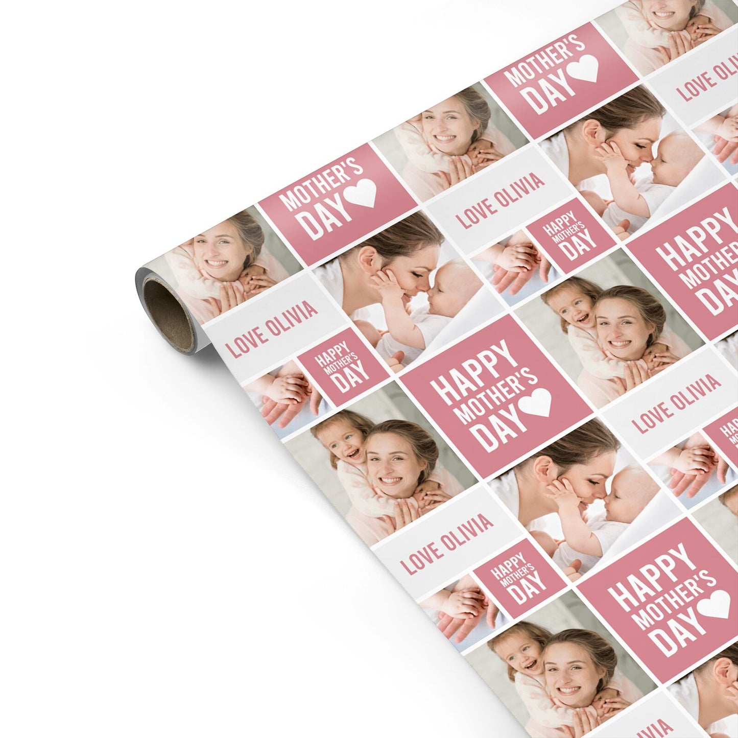 Photo Mothers Day Personalised Gift Wrap