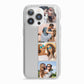 Photo Strip Montage Upload iPhone 13 Pro TPU Impact Case with White Edges