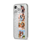 Photo Strip Montage Upload iPhone 14 Pro Max Glitter Tough Case Silver Angled Image