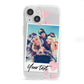 Photo with Text iPhone 13 Mini Clear Bumper Case