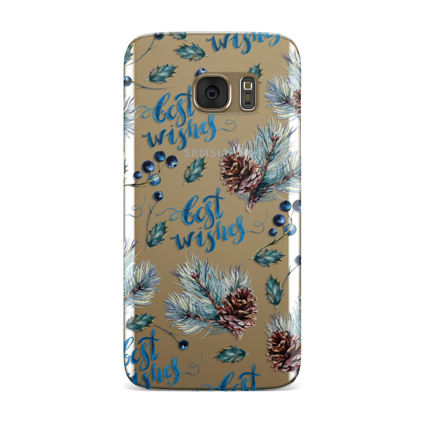 Pine cones wild berries Samsung Galaxy Case