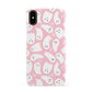 Pink Ghost Apple iPhone XS 3D Snap Case