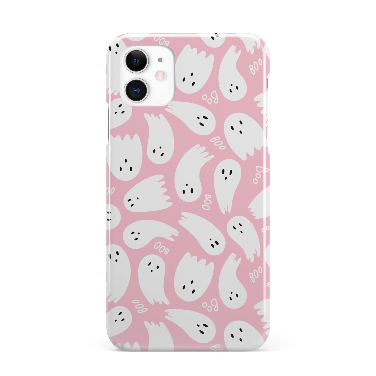Pink Ghost iPhone 11 3D Snap Case