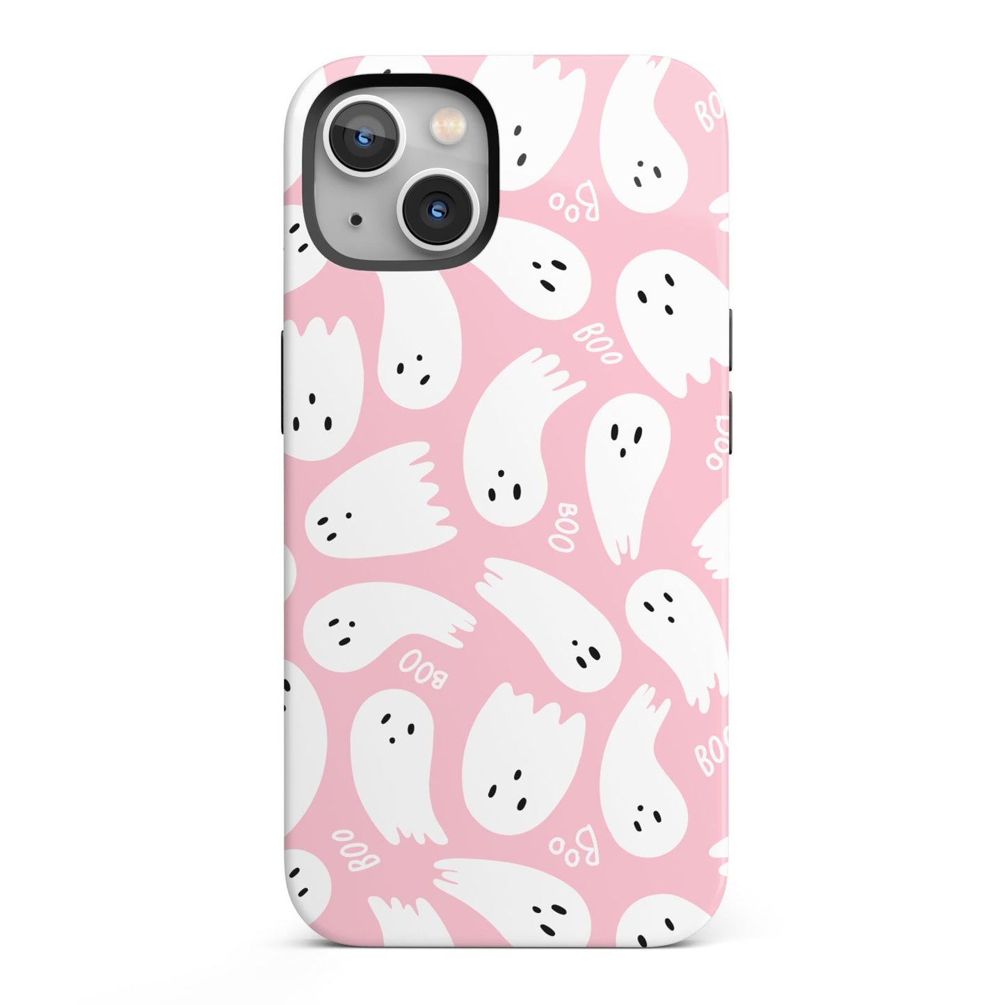 Pink Ghost iPhone 13 Full Wrap 3D Tough Case