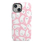 Pink Ghost iPhone 13 Mini Full Wrap 3D Tough Case
