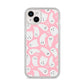 Pink Ghost iPhone 14 Plus Glitter Tough Case Starlight
