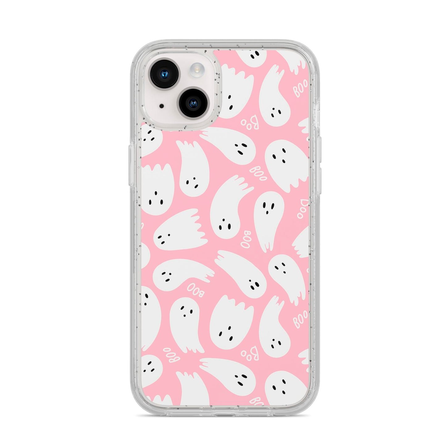 Pink Ghost iPhone 14 Plus Glitter Tough Case Starlight