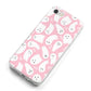 Pink Ghost iPhone 8 Bumper Case on Silver iPhone Alternative Image