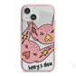 Pink Pigs Couple iPhone 13 Mini TPU Impact Case with Pink Edges