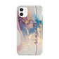 Pink and Blue Marble iPhone 11 3D Tough Case