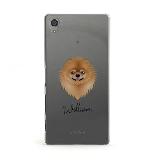 Pomeranian Personalised Sony Xperia Case