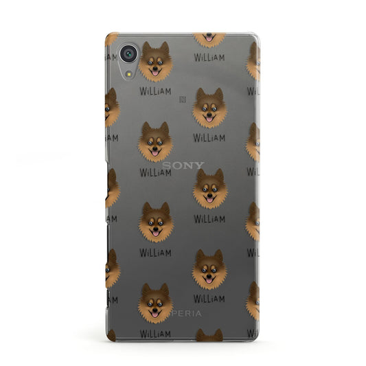 Pomsky Icon with Name Sony Xperia Case