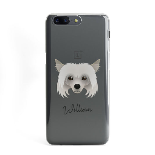 Powderpuff Chinese Crested Personalised OnePlus Case