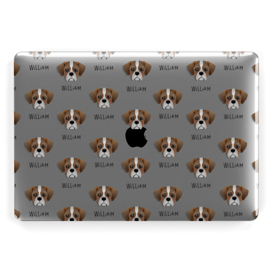 Pugalier Icon with Name Apple MacBook Case