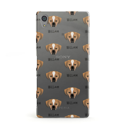 Puggle Icon with Name Sony Xperia Case