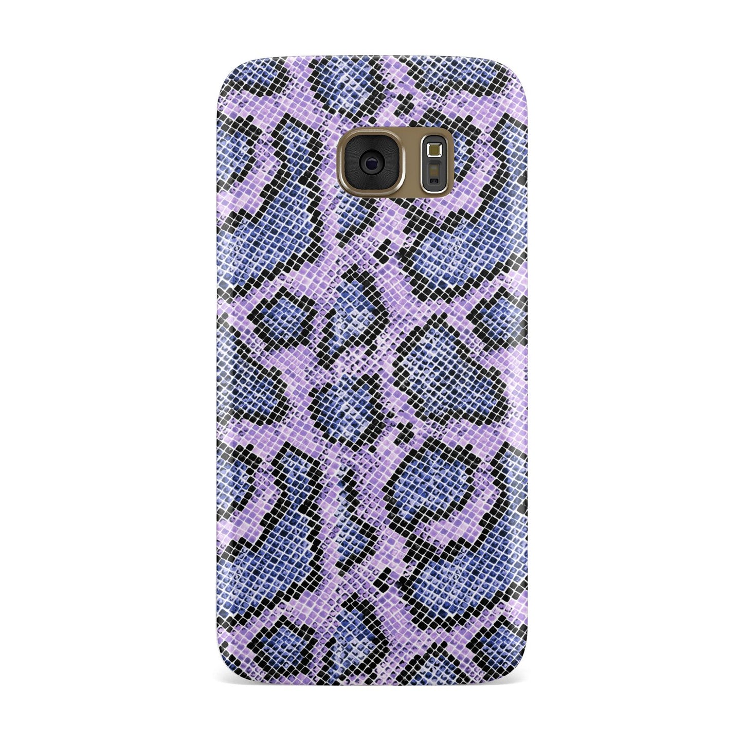 Purple And Blue Snakeskin Samsung Galaxy Case