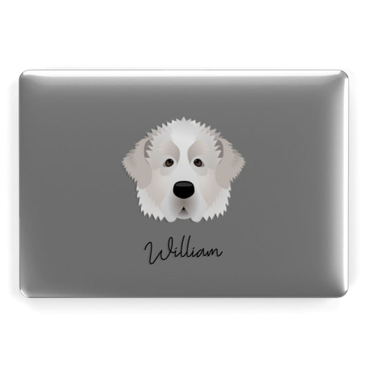 Pyrenean Mastiff Personalised Apple MacBook Case