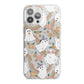 Rainbow Ghost iPhone 13 Pro Max TPU Impact Case with White Edges