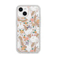 Rainbow Ghost iPhone 14 Clear Tough Case Starlight