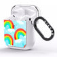 Rainbow Sky AirPods Clear Case Side Image