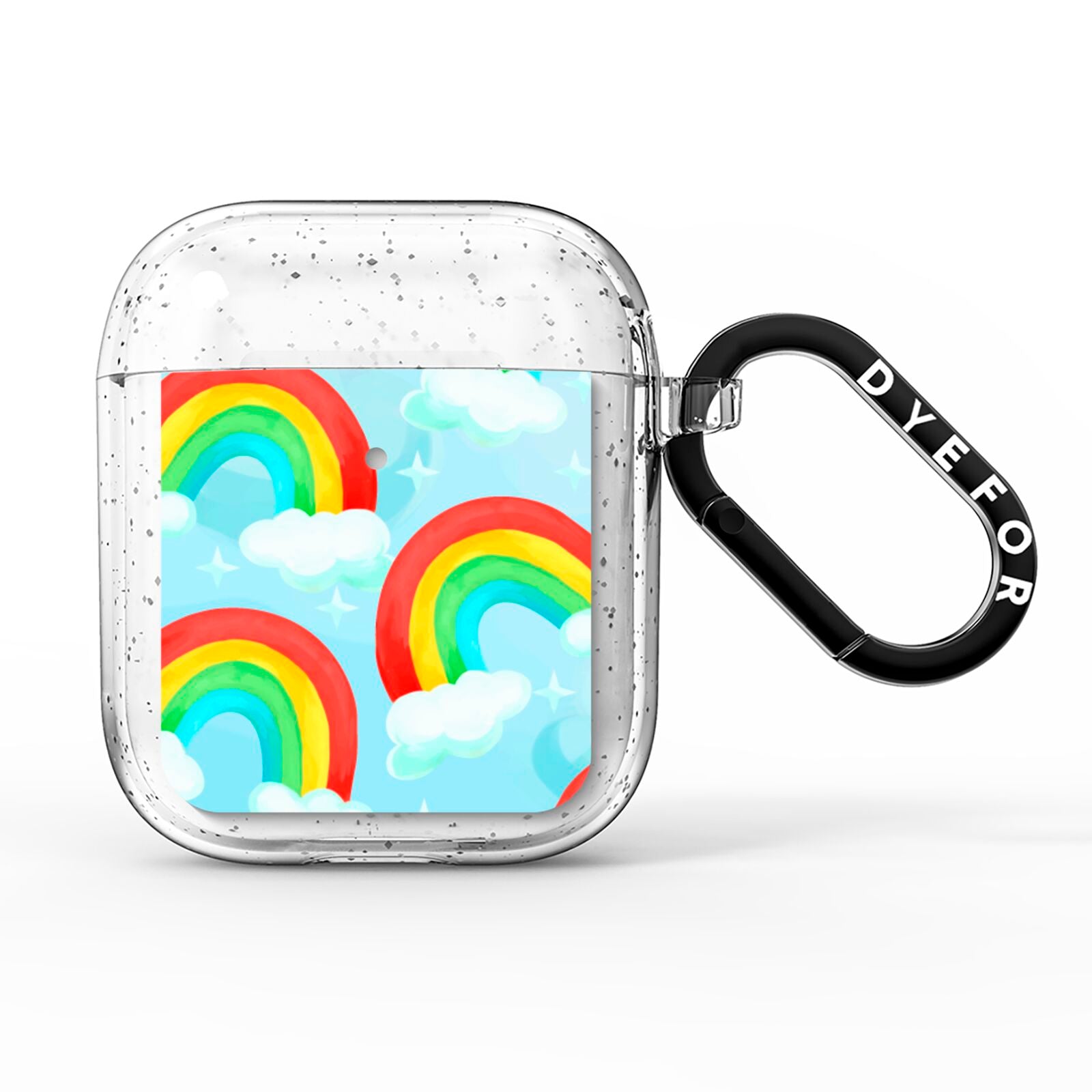 Rainbow Sky AirPods Glitter Case