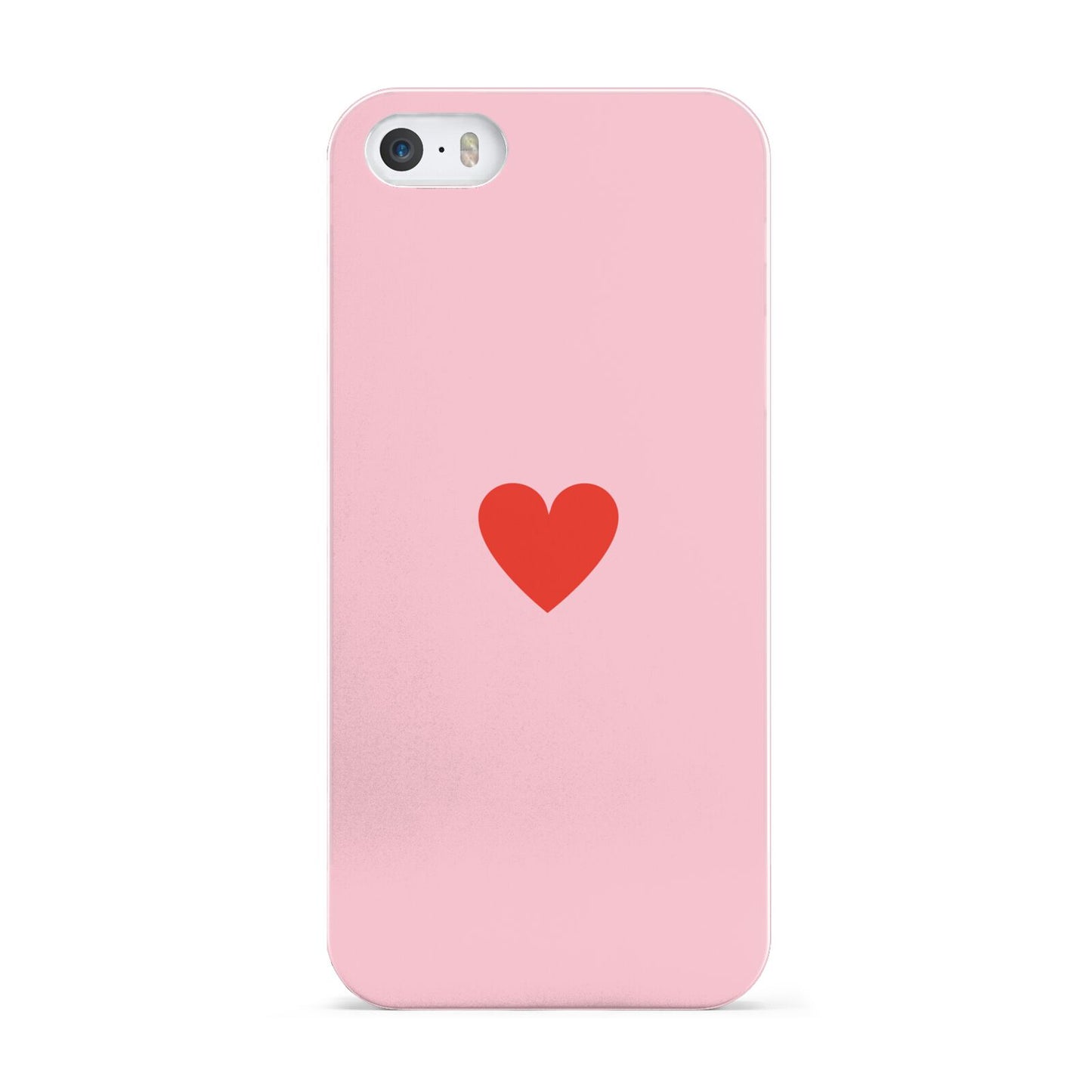 Red Heart Apple iPhone 5 Case