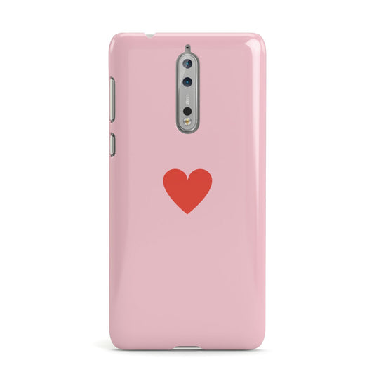 Red Heart Nokia Case