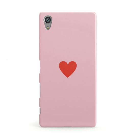 Red Heart Sony Xperia Case