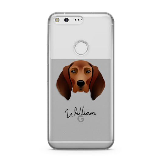 Redbone Coonhound Personalised Google Pixel Case