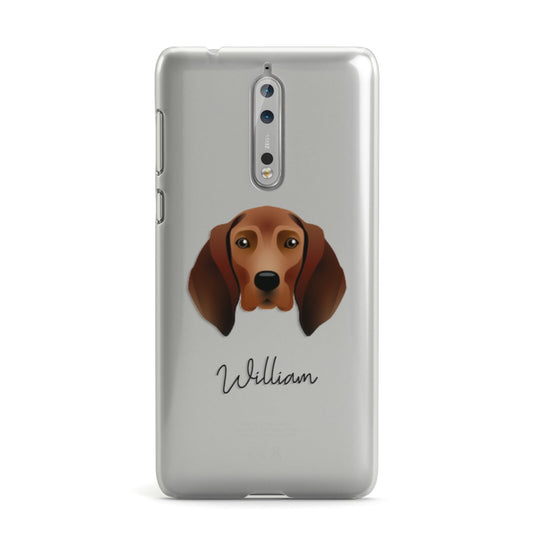 Redbone Coonhound Personalised Nokia Case