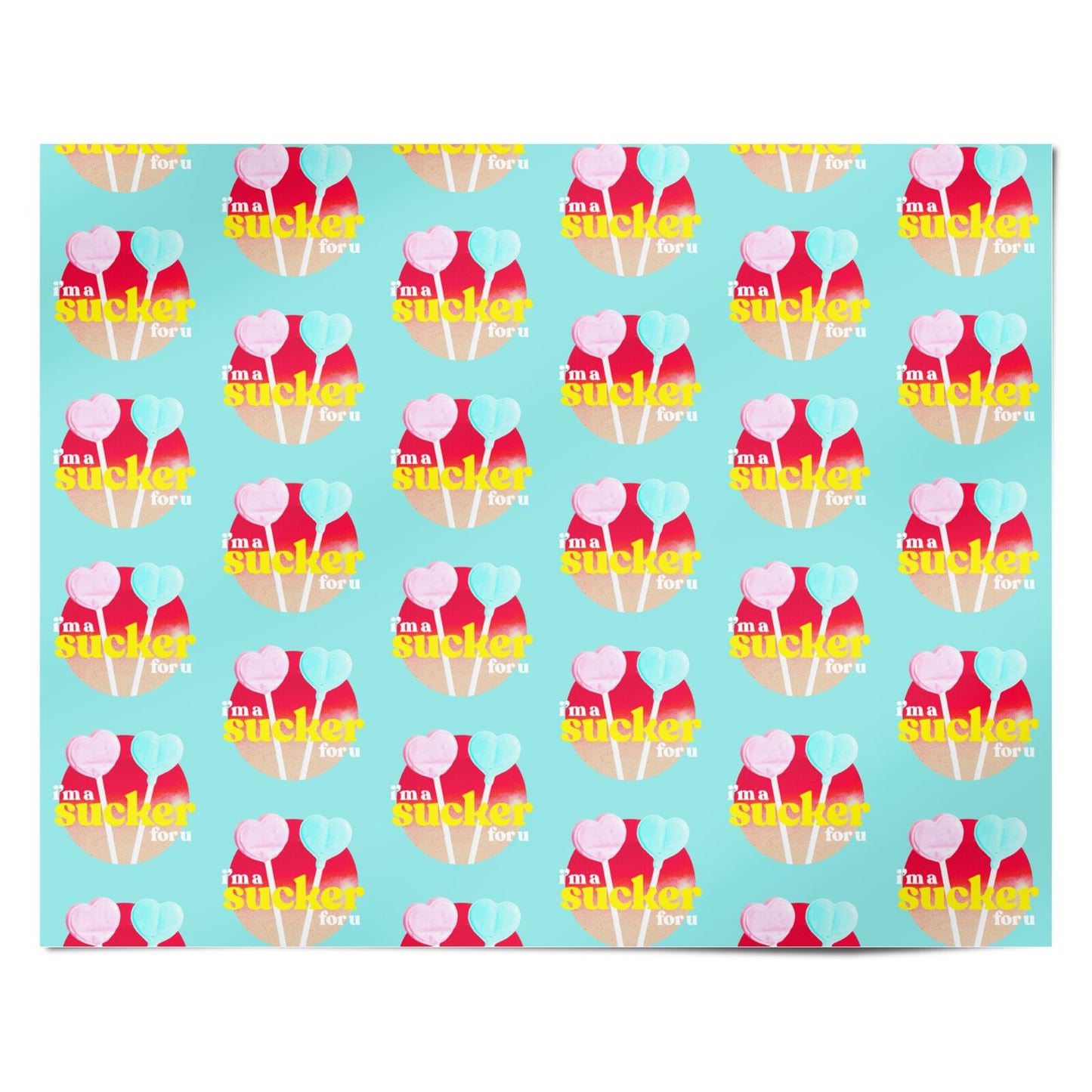 Retro Valentine Personalised Wrapping Paper Alternative