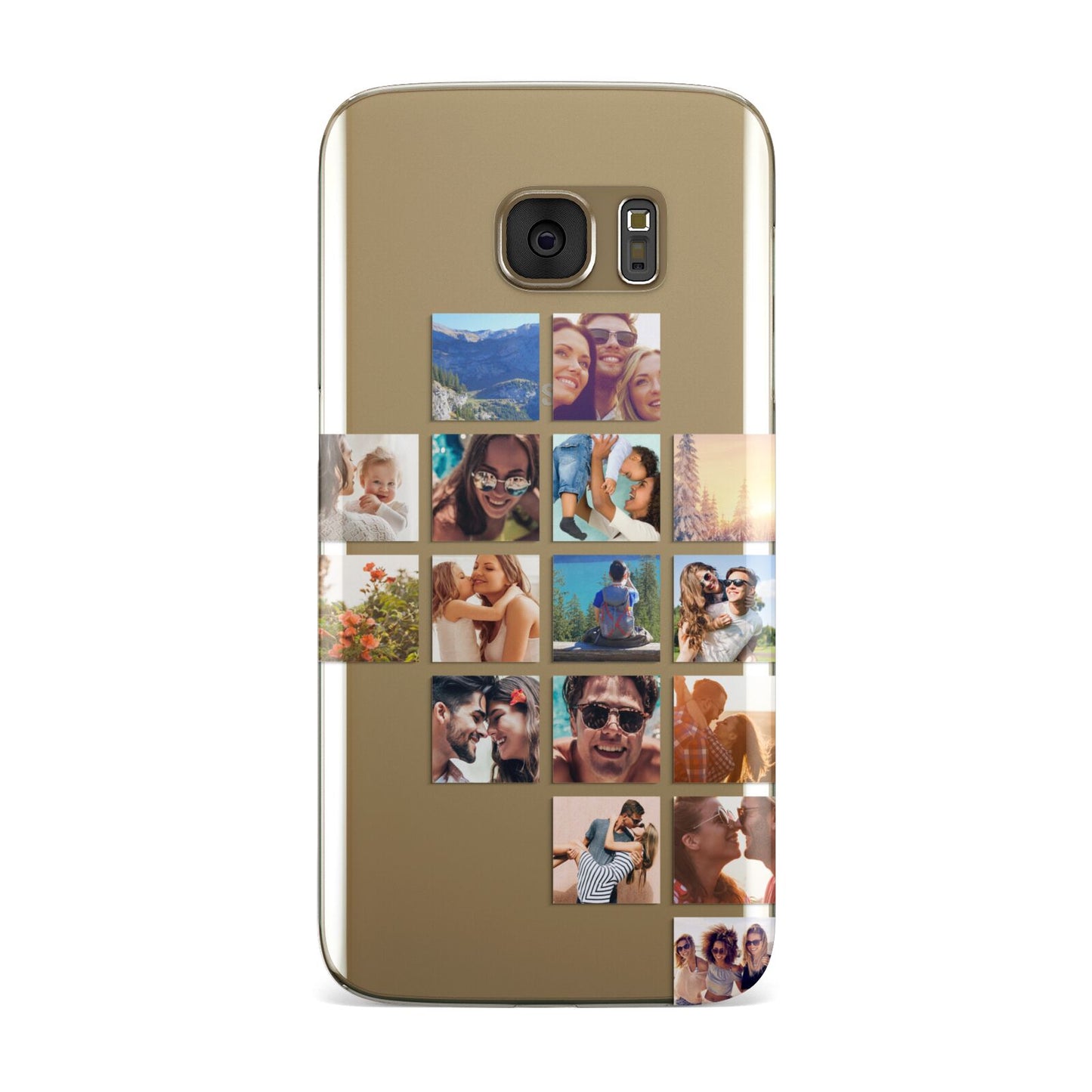 Right Diagonal Photo Montage Upload Samsung Galaxy Case