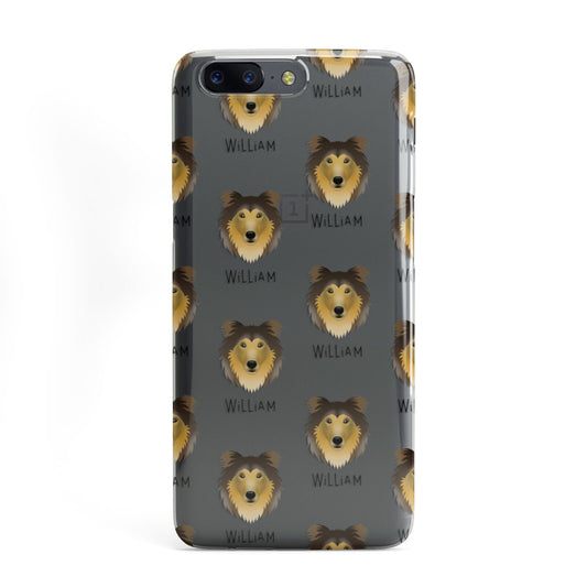 Rough Collie Icon with Name OnePlus Case