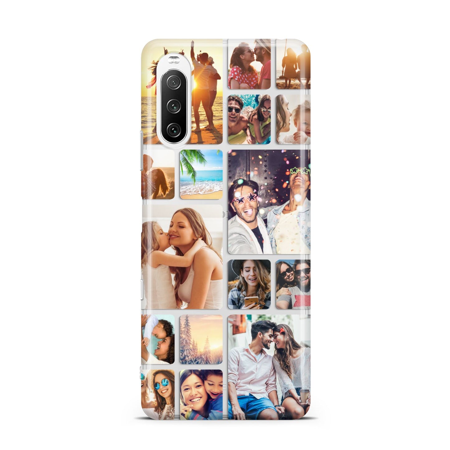 Round Edged Photo Montage Upload Sony Xperia 10 III Case