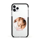 Round Photo Love Upload Apple iPhone 11 Pro in Silver with Black Impact Case