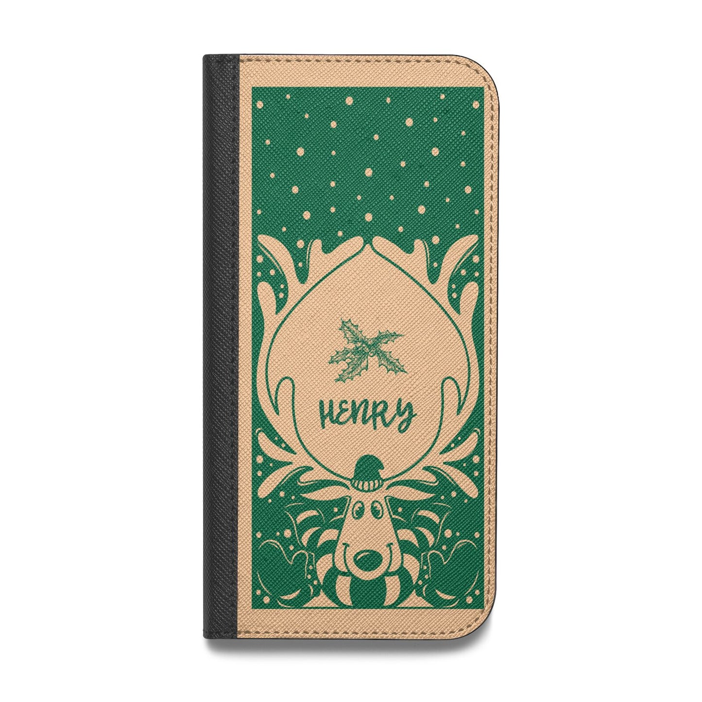 Rudolph Personalised Vegan Leather Flip Samsung Case