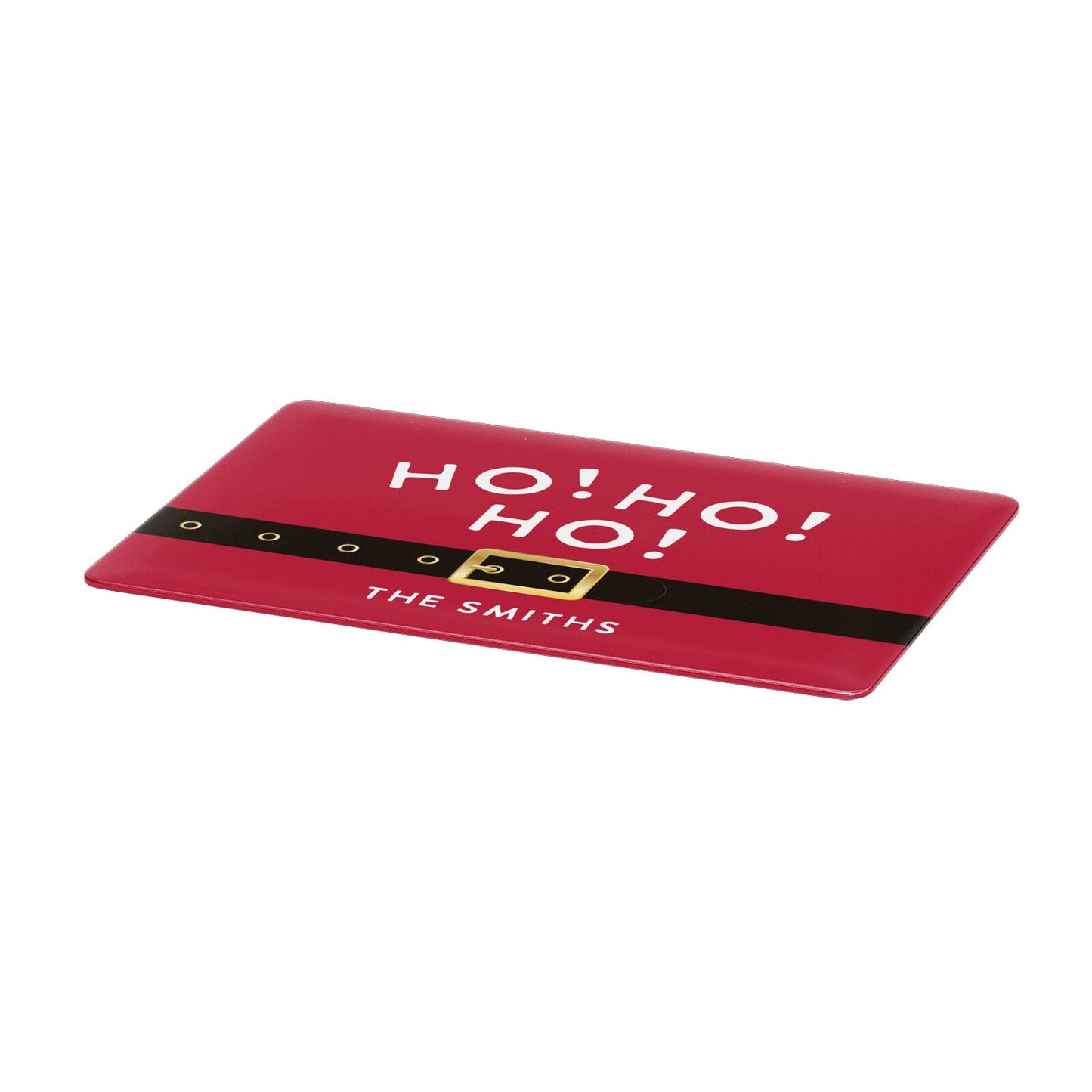 Santa Belt Personalised Apple MacBook Case Only