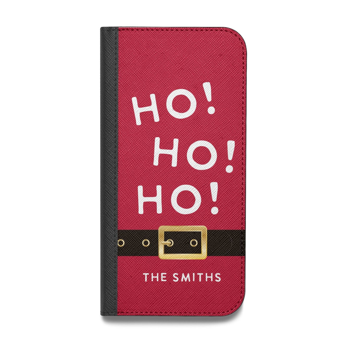 Santa Belt Personalised Vegan Leather Flip Samsung Case