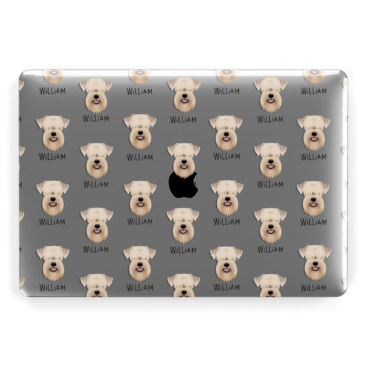 Sealyham Terrier Icon with Name Apple MacBook Case