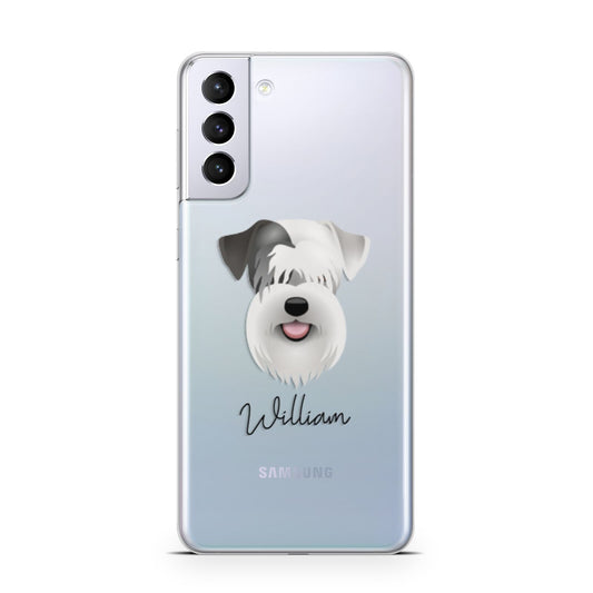 Sealyham Terrier Personalised Samsung S21 Plus Phone Case