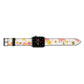 Seventies Floral Apple Watch Strap Landscape Image Space Grey Hardware