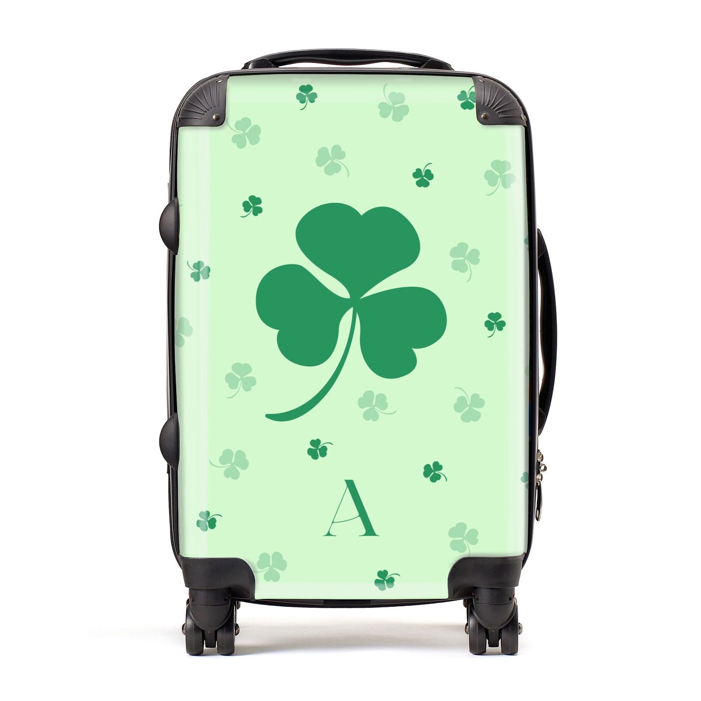 Shamrock Initial Personalised Suitcase