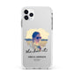 She Did It Graduation Photo with Name Apple iPhone 11 Pro Max in Silver with White Impact Case