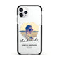 She Did It Graduation Photo with Name Apple iPhone 11 Pro in Silver with Black Impact Case