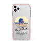 She Did It Graduation Photo with Name iPhone 11 Pro Max Impact Pink Edge Case