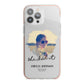 She Did It Graduation Photo with Name iPhone 13 Pro Max TPU Impact Case with Pink Edges