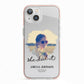 She Did It Graduation Photo with Name iPhone 13 TPU Impact Case with Pink Edges