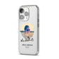 She Did It Graduation Photo with Name iPhone 14 Pro Clear Tough Case Silver Angled Image